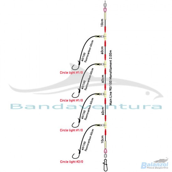 DAIWA MONTAGENS BARCO PESCA PROFUNDA LIGHT