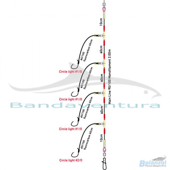 DAIWA MONTAGENS BARCO PESCA PROFUNDA MEDIUM