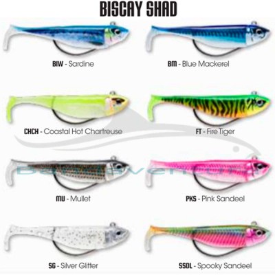 STORM BISCAY SHAD 12CM 40GR