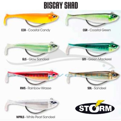 STORM BISCAY SHAD 12CM 40GR