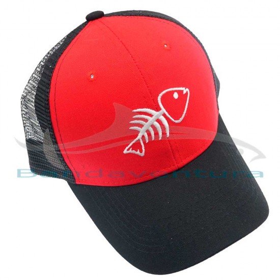 SPANISH LURES BONÉ PRETO E VERMELHO
