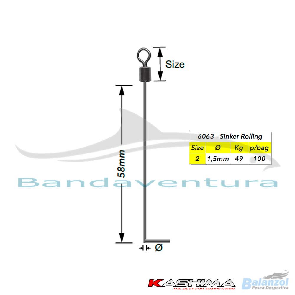 KASHIMA SINKER ROLLING  6063