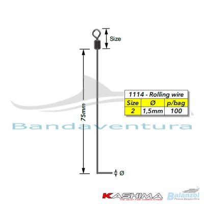 KASHIMA ROLLING WIRE 1114