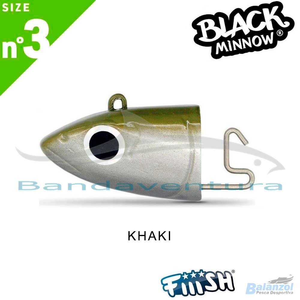 FIIISH BLACK MINNOW HEAD Nº3
