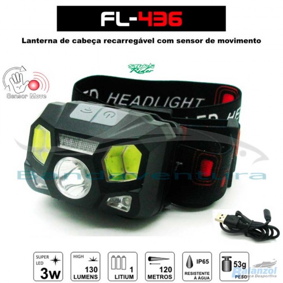ROBINSON HEADLAMP FL-436 STORM RIDER 130LM