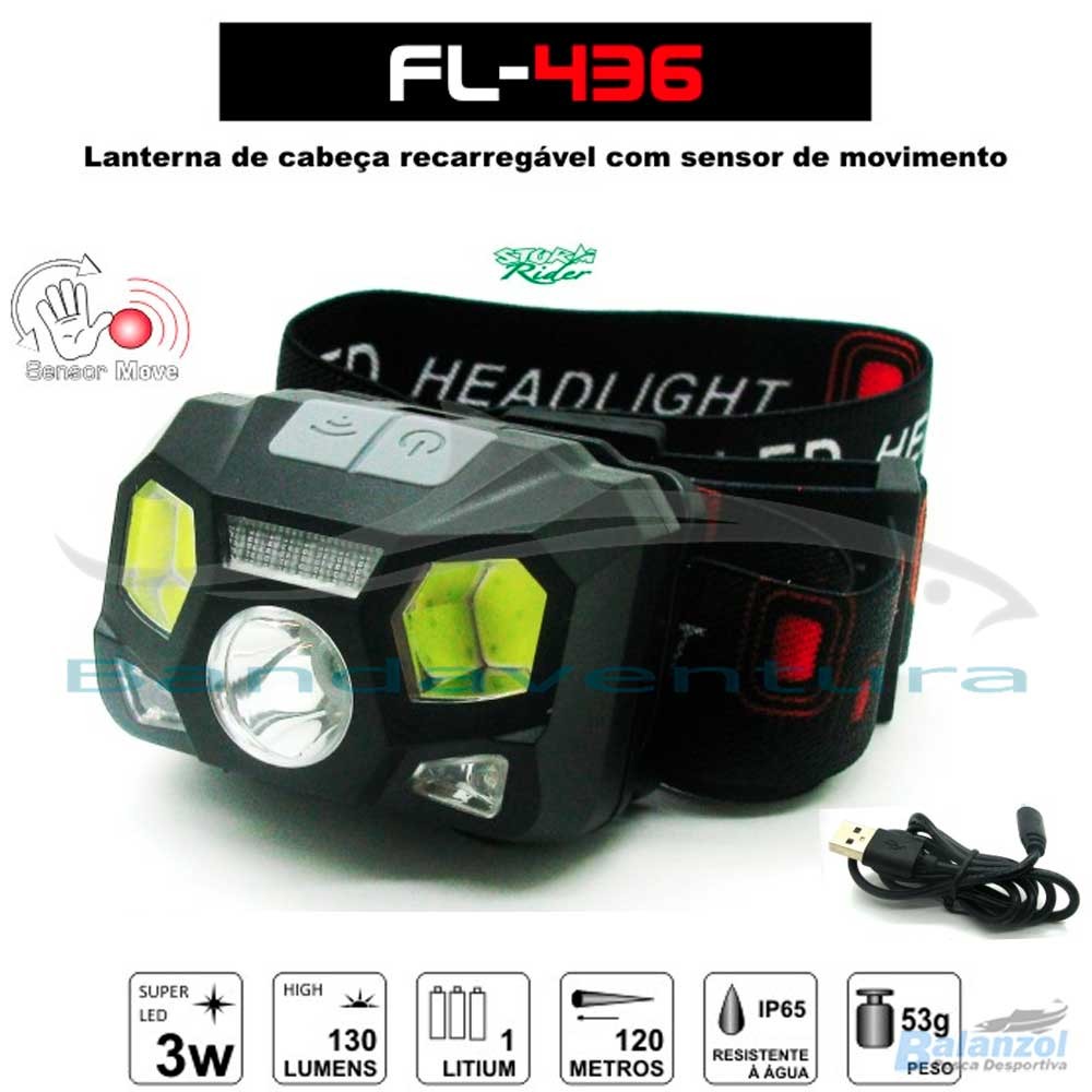 ROBINSON HEADLAMP FL-436 STORM RIDER 130LM
