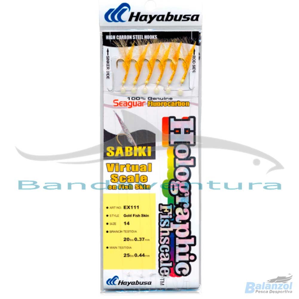 HAYABUSA MONTAGEM HOLOGRAPHIC FISHSCALE GOLD