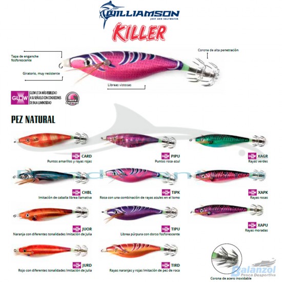 WILLIAMSON KILLER PEZ NATURAL