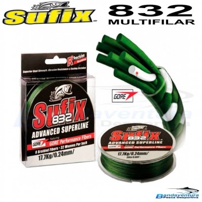 SUFIX 832 DARK GREEN MULTIFILAMENT LINE