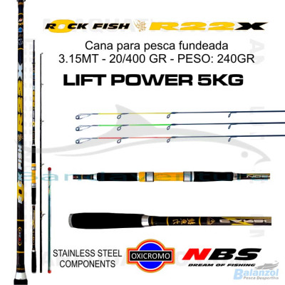 NBS CANA ROCK FISH R22X 3.15MT - 20/400GR