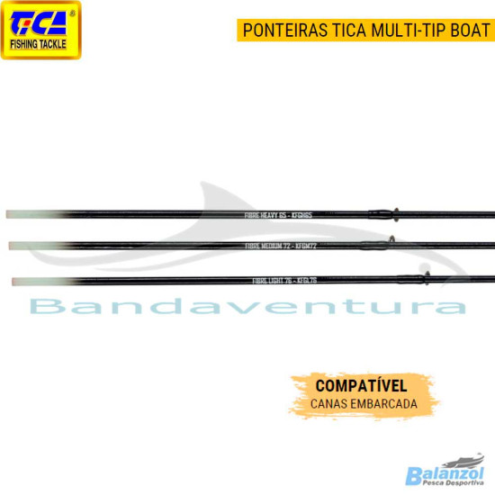 TICA PONTEIRAS EM FIBRA MULTI-TIP BOAT PARA CANAS DE BARCO