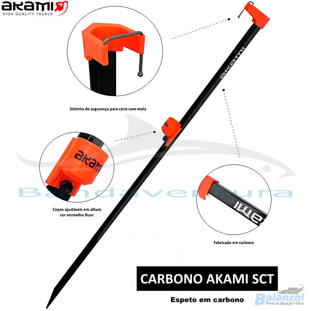 AKAMI ESPETO EM SCT EM CARBONO 135CM