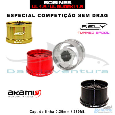 AKAMI RELY UL BUREKI ALUMINUM CONICAL SPOOL 1.5