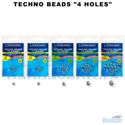 COLMIC TECHNO BEADS "4 HOLES"