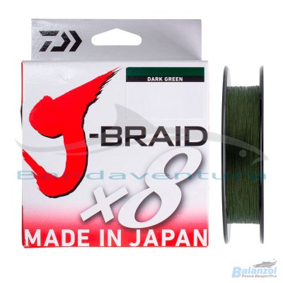DAIWA J-BRAID X8 GREEN 300MT