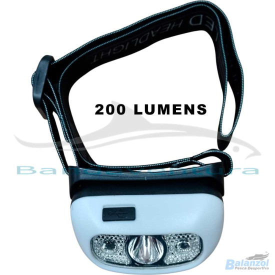 VEGA HEADLAMP WITH SENSOR 200 LUMENS