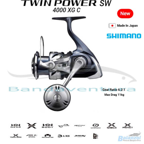 SHIMANO TWIN POWER SW C 4000 XG