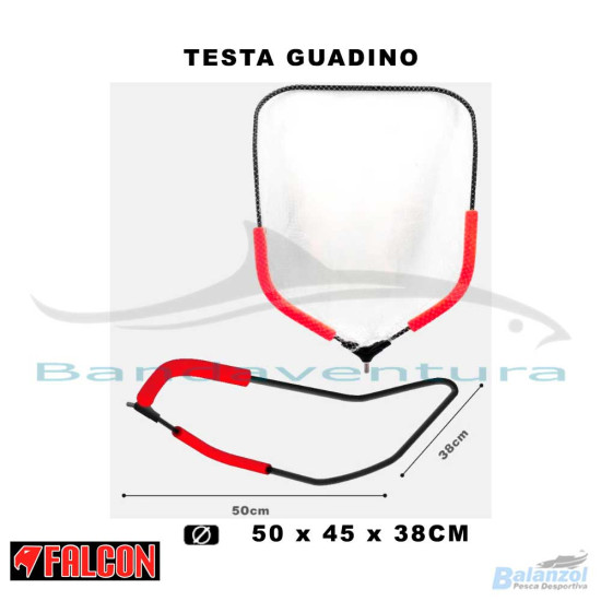 FALCON CABEÇA DE CAMAROEIRO NYLON TESTA GUADINO 50X45X38