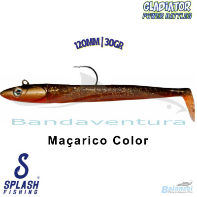 SPLASH FISHING SANDEEL SOFT BAIT 120MM GLADIATOR 30G