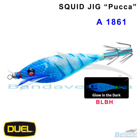 DUEL PUCCA SQUID JIG A1861 90MM