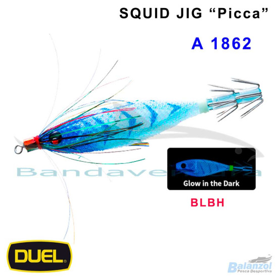 DUEL PICCA SQUID JIG A1862 80MM