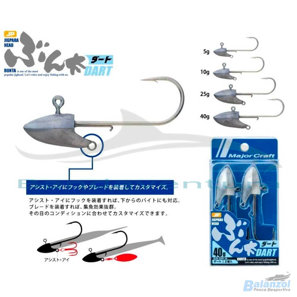 MAJORCRAFT JIGPARA BUNTA DART JIG HEAD
