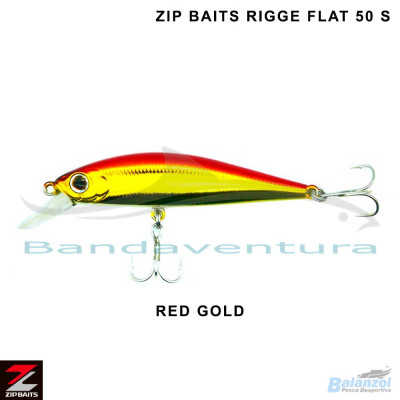 ZIP BAITS RIGGE FLAT 50 S RED GOLD