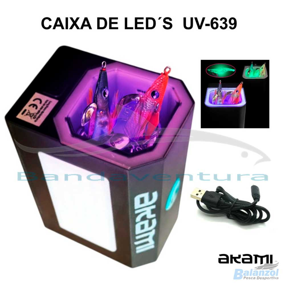 AKAMI CAIXA DE LED LUZ UV UV-639