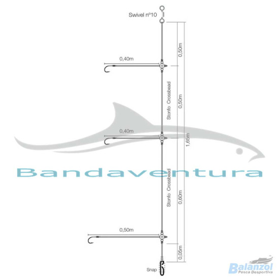KALI KUNNAN MONTAGEM SPARID FLUOROCARBON (3 ANZÓIS)