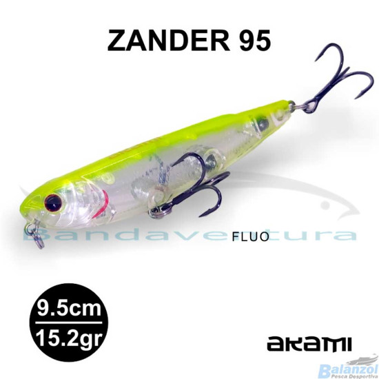 AKAMI ZANDER 95 LURE (9.5CM / 15.2G - SURFACE)