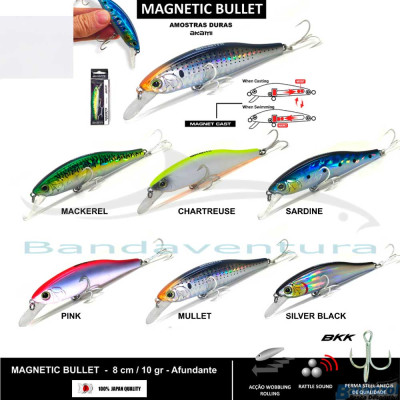 AKAMI AMOSTRA MAGNETIC BULLET (8CM / 10G - AFUNDANTE)