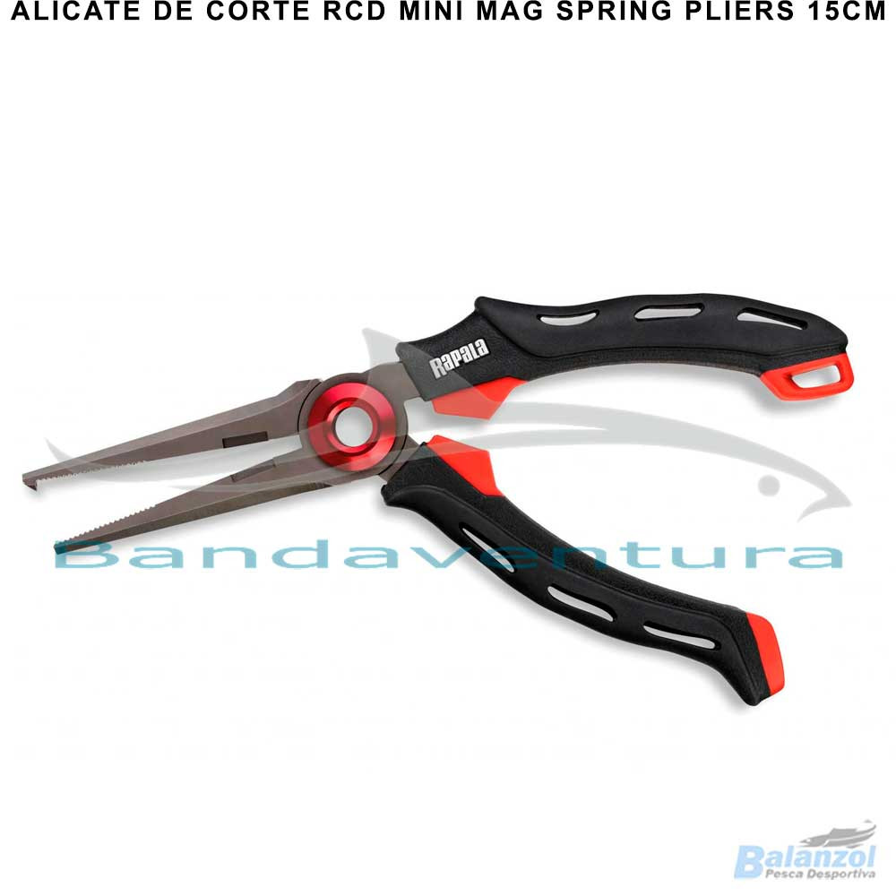 RAPALA ALICATE DE CORTE RCD MINI MAG SPRING PLIERS 15CM