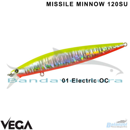 VEGA AMOSTRA MISSILE MINNOW 120SU