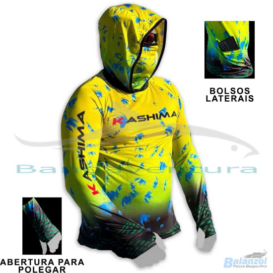 KASHIMA HOODIE FISHING JERSEY