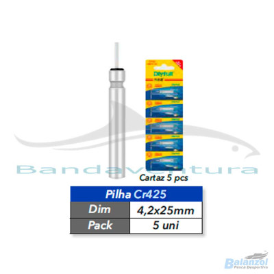 KASHIMA DLYFULL CR425 BATTERY (5 PCS PACK)