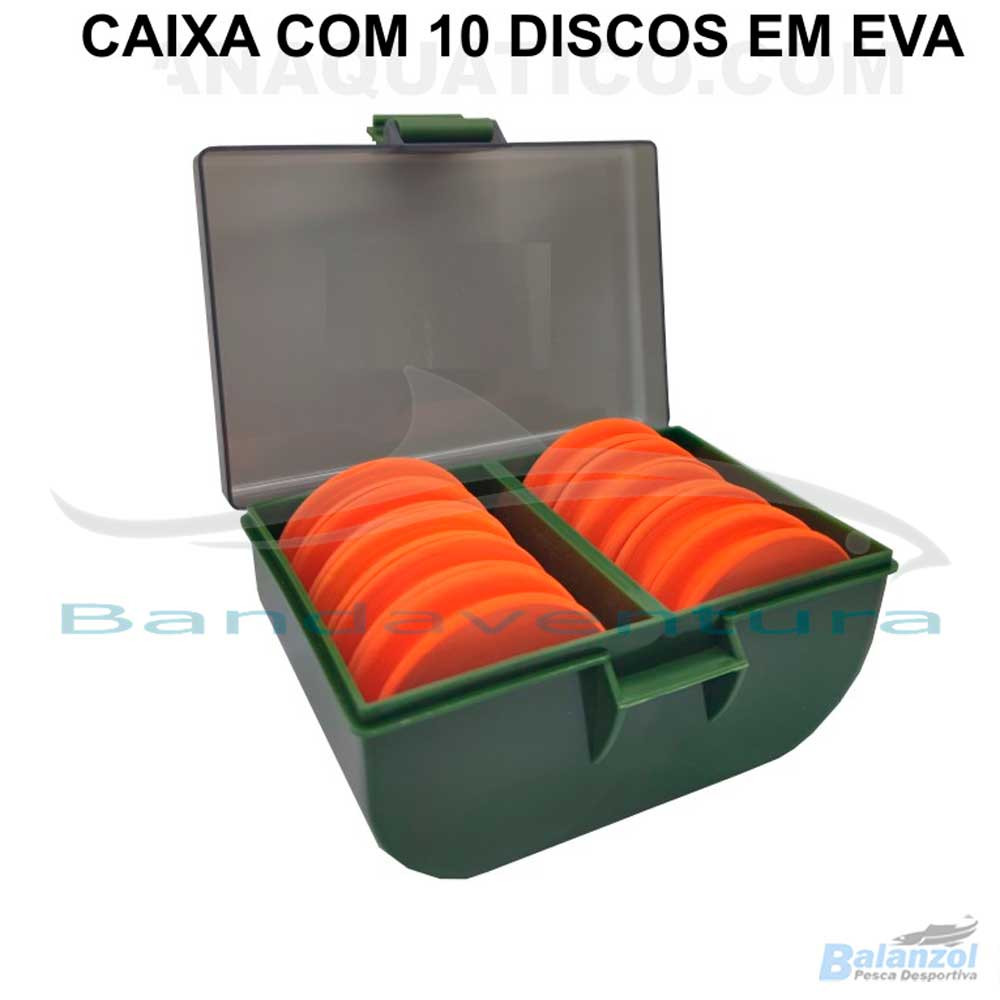 ZUN ZUN CPB 10 TACKLE BOX WITH 10 EVA DISCS (10 X 15 X 7 CM)