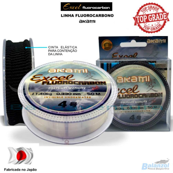 AKAMI LINHA EXCEL 100% FLUOROCARBON