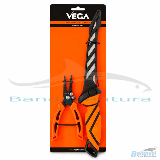VEGA COMBO ALICATE 6" E FACA DE FILETAR 7"