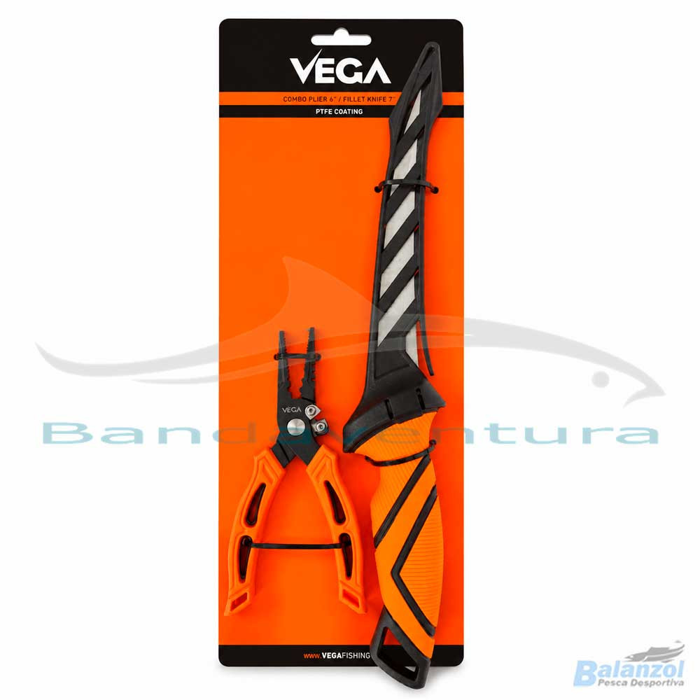 VEGA COMBO ALICATE 6" E FACA DE FILETAR 7"