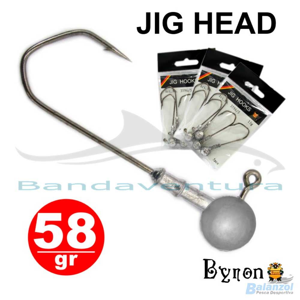 BYRON CABEÇOTE 58G ANZOL N.º 10/0 2PCS