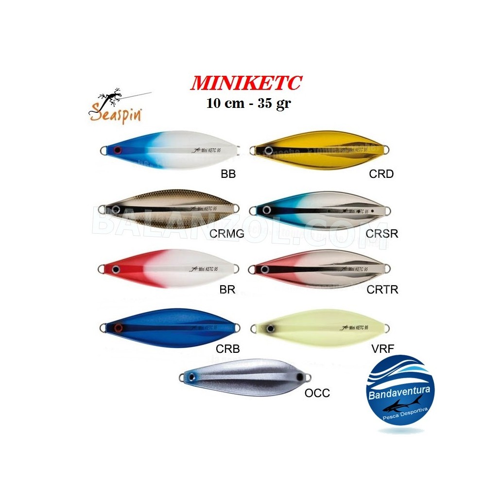 SEASPIN MINIKETC JIG LURE (10CM - 35G)