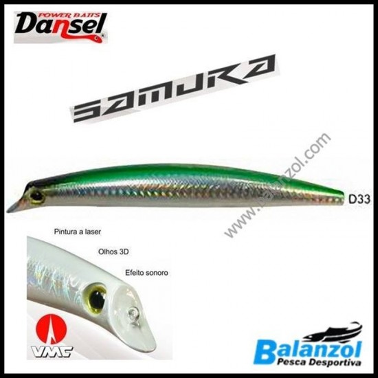 DANSEL SAMURA 15CM-25GR